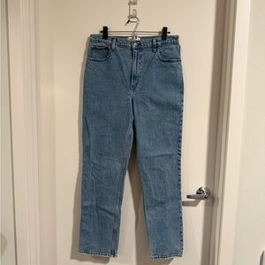 Abercrombie & Fitch Light Blue The ‘90s Straight Ultra High Rise Jeans